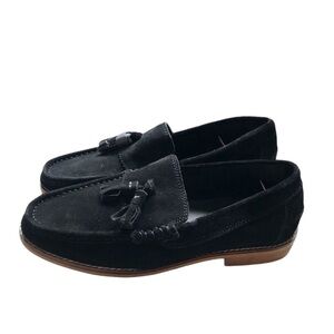 ASOS Men's Black Suede Tassel Moccasin Loafer Size 5